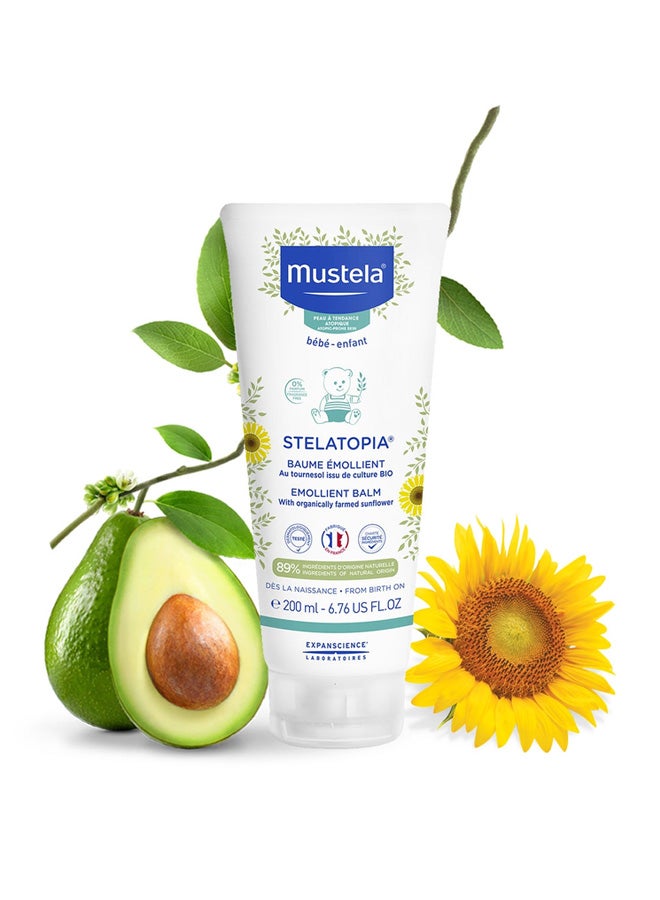 Stelatopia Emollient Baby Balm with Farmed Sunflower, Pack Of 2, 200ml+200ml