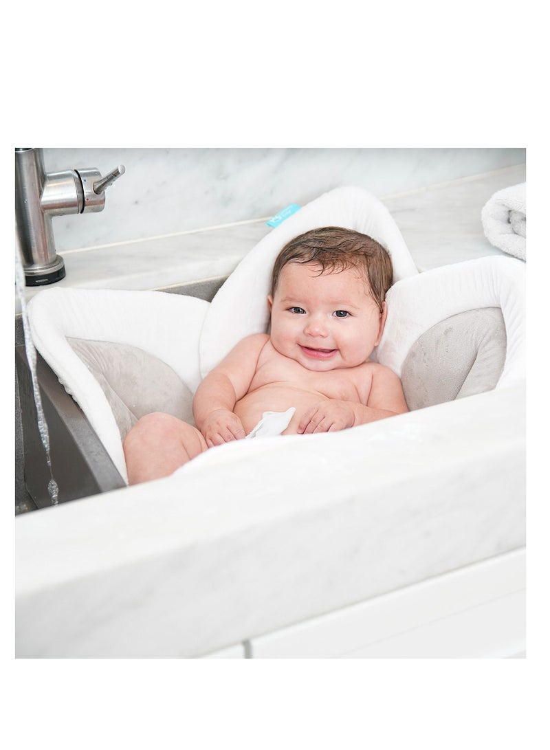 Blooming Bath Lotus with Snaps Gray Gray