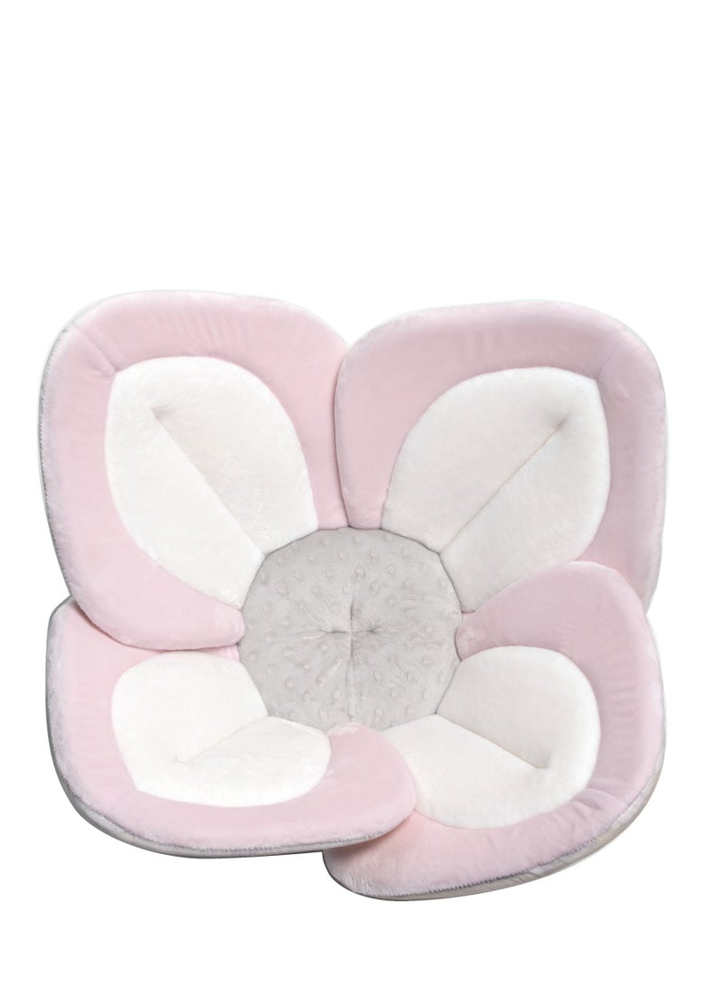 Bath Lotus with Snaps Light Pink/White/Gray