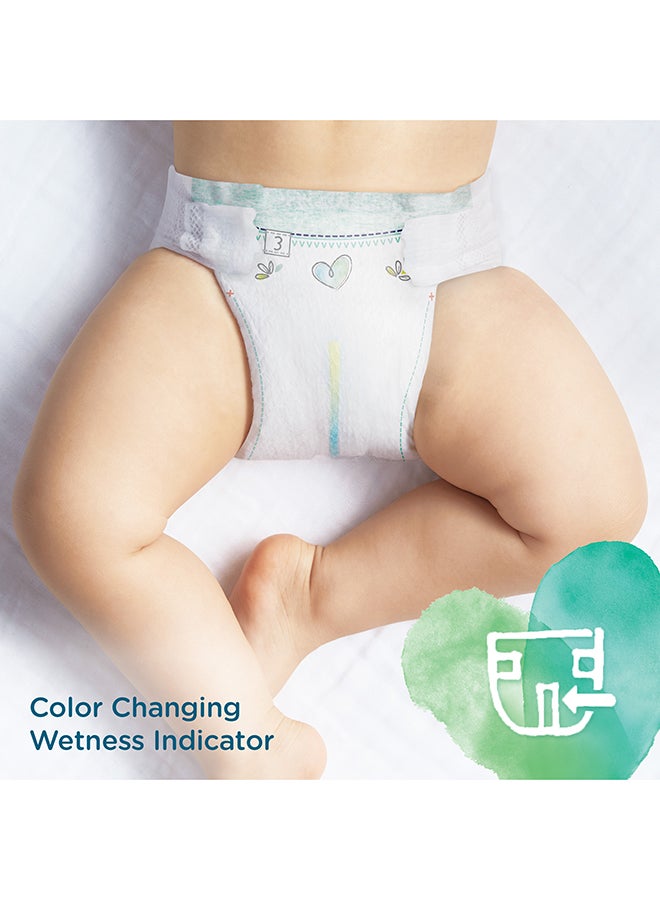Pure Protection Diapers, Size 3, 6 - 10 Kg, 31 Count - Dermatologically Tested