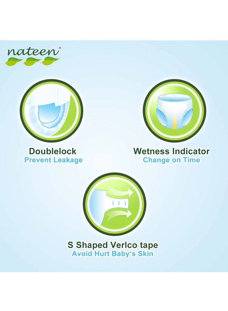 Premium Care Baby Diapers,Size 6 (25+kg),XXL,112 Count Diapers,Super Absorbency,Natural Breathable Baby Diapers.