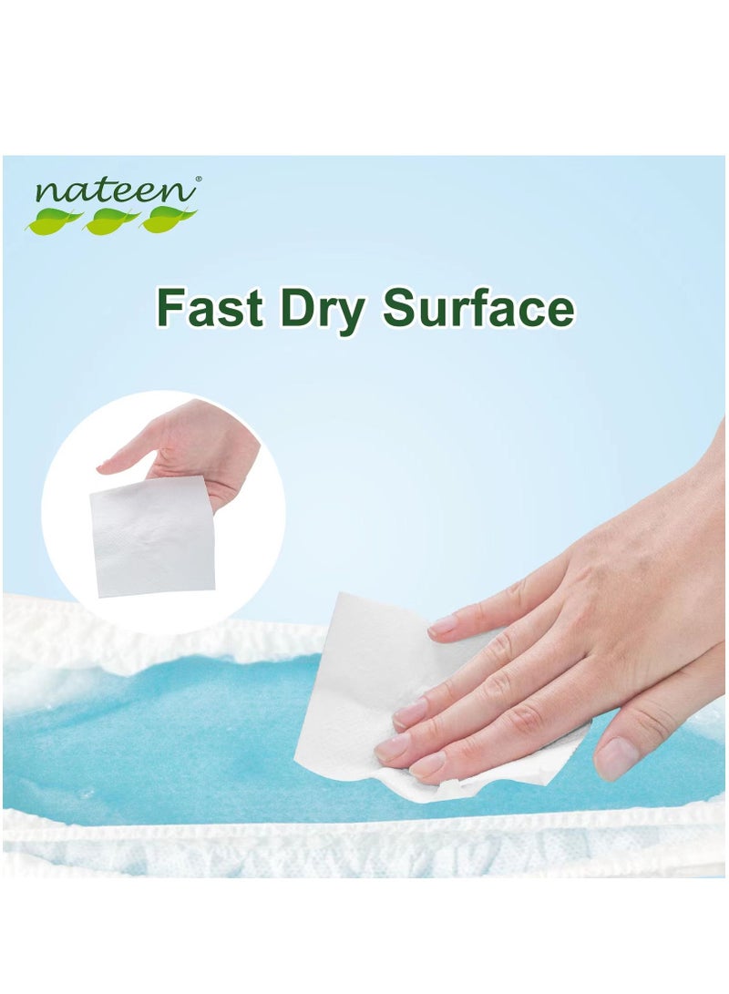 Nateen Premium Care Baby Diaper,Size 3 (4-9kg),Medium,72 Count Diapers,Super Absorbent,,Breathable Baby Diapers.