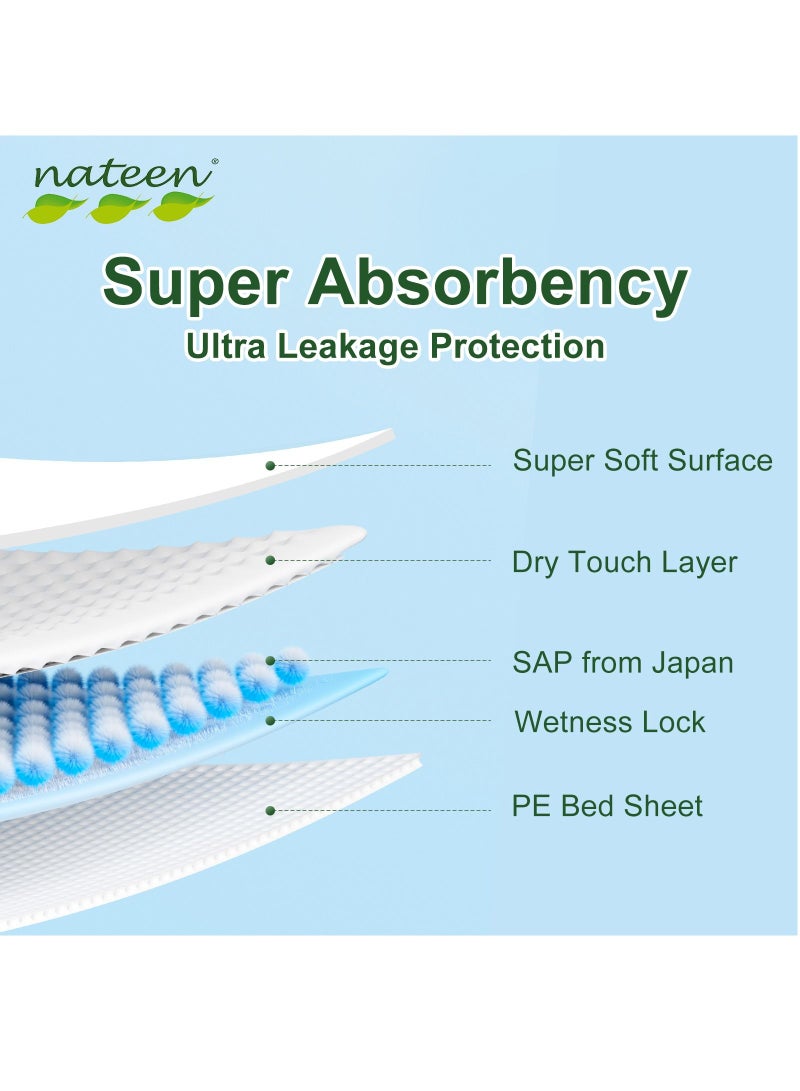 Premium Care Baby Diapers,Size 4 (7-18kg),64 Count Diapers,Large,Super Absorbent,Breathable Baby Diapers.
