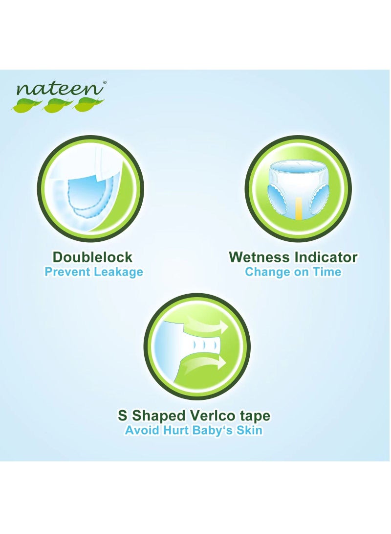 Premium Care Baby Diapers,Size 5 (12-25kg),X-Large,56 Count Diapers,Super Absorbency,Natural Breathable Baby Diapers.