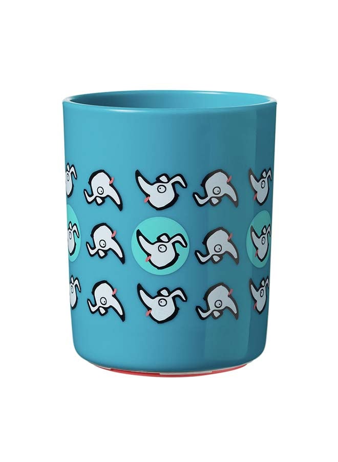 No Knock Toddler Cup Dog Blue – 190ml Spill-Proof Training Cup for Babies & Kids, Medium Size Anti-Spill Water Cup, Easy Grip, Baby Drinking Cup for Mealtime and Travel