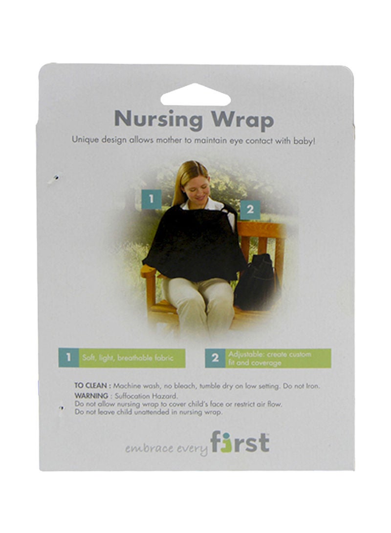 Nursing Privacy Wrap Cover - Black