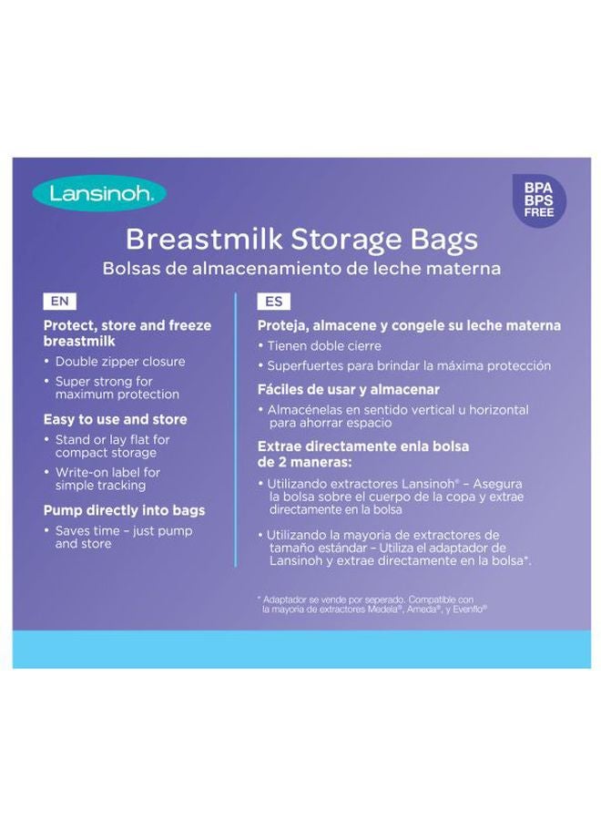 100-Piece Breastmilk Storage Bags