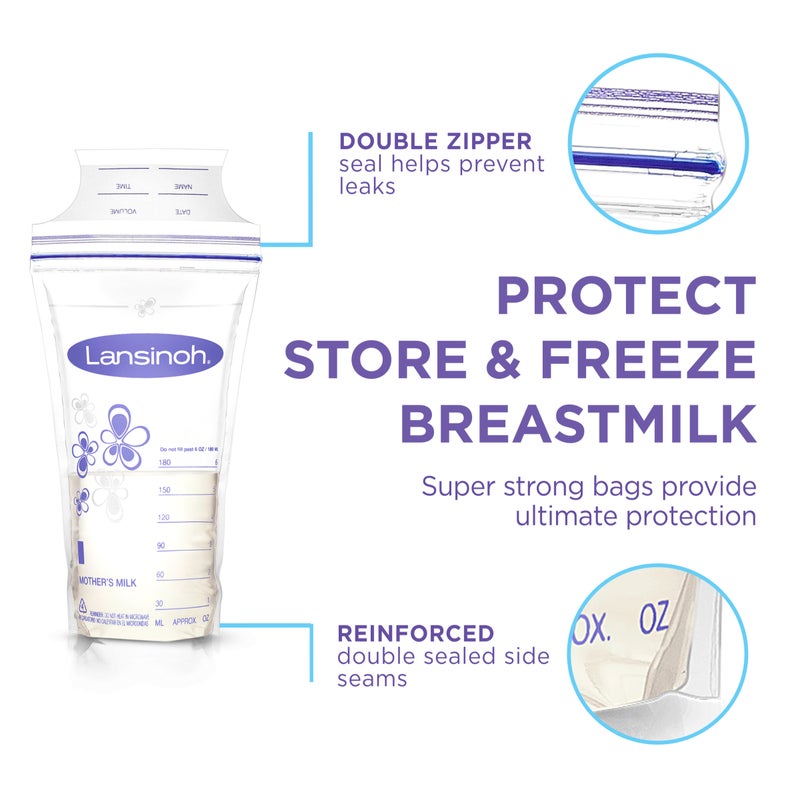 100-Piece Breastmilk Storage Bags