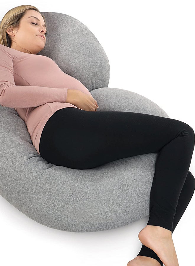 C Shape Pregnancy Poly Pillow - Jersey