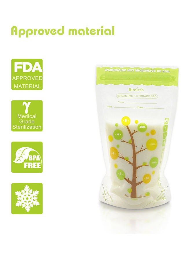 112-Piece Safe and Convenient Breast Milk Storage Fresh Bags With Leak-proof, Self Stand Design
