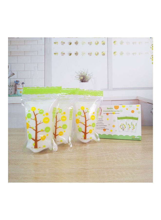 112-Piece Safe and Convenient Breast Milk Storage Fresh Bags With Leak-proof, Self Stand Design
