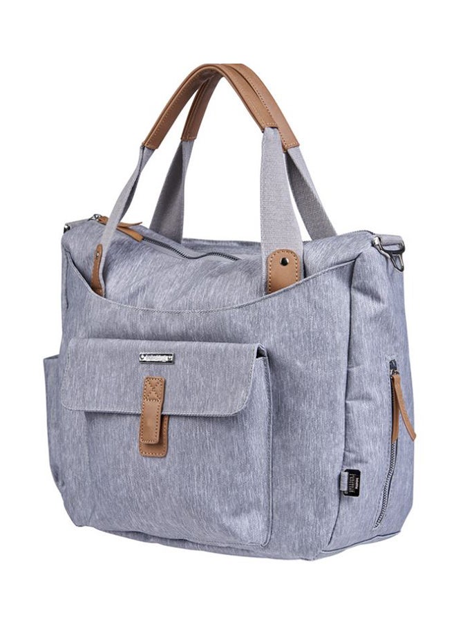 Roma 2 Changing Bag - Grey Marl