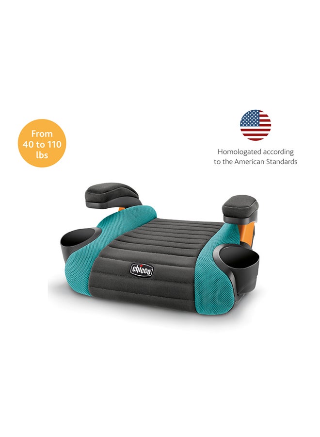 Gofit Backless Booster Car Seat 40-110Lbs, Raindrop