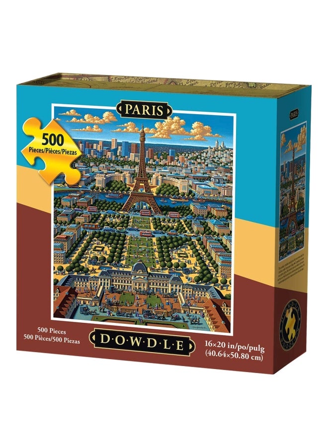 500-Piece Paris Jigsaw Puzzle Set 110
