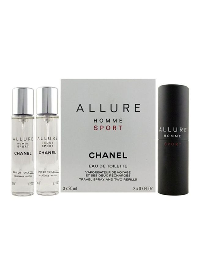 Allure Sport EDT Fragrance 3 x 20ml