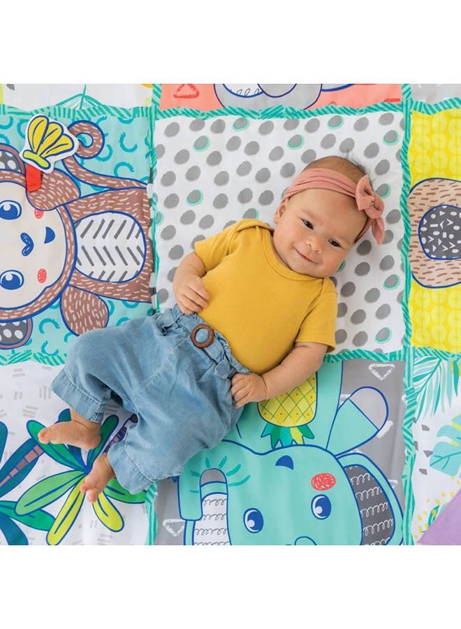 Giant Sensory Discovery Playmat/Playgym For Baby Suitable From 0 Months - Multicolour