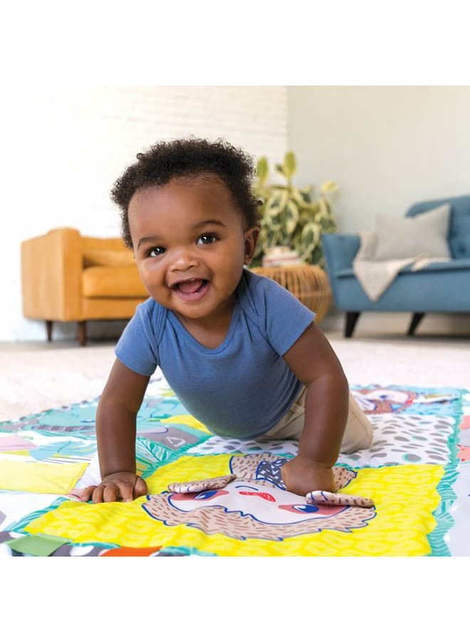 Giant Sensory Discovery Playmat/Playgym For Baby Suitable From 0 Months - Multicolour