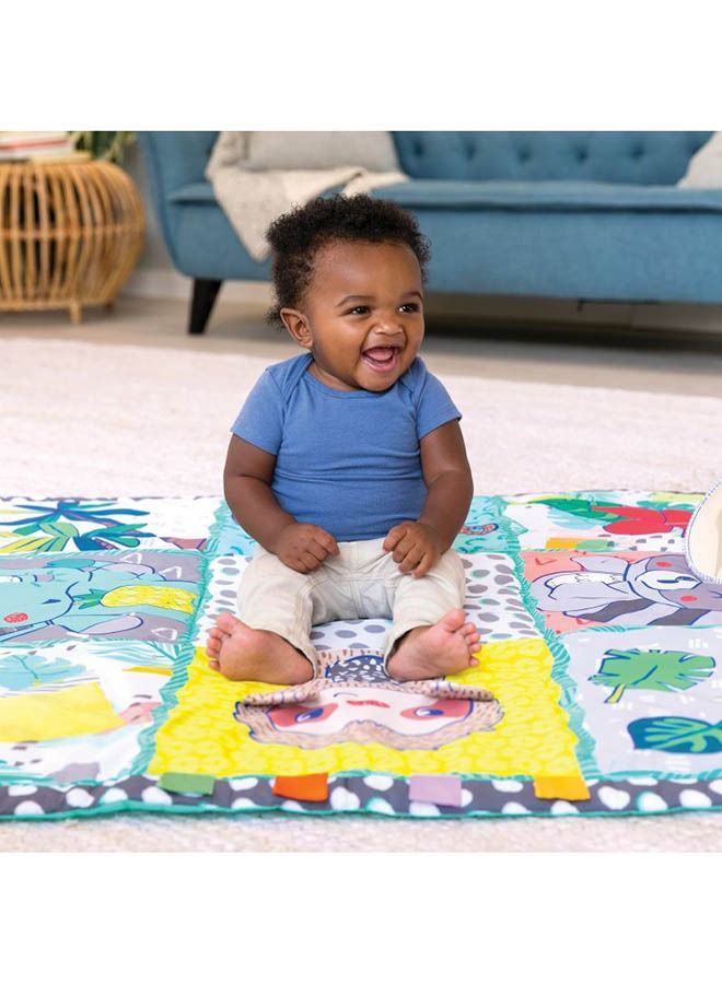 Giant Sensory Discovery Playmat/Playgym For Baby Suitable From 0 Months - Multicolour