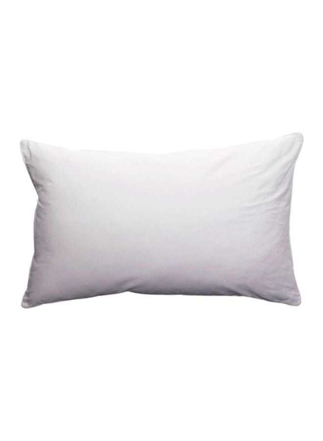 Bed Pillow Microfiber White 50 X 75centimeter