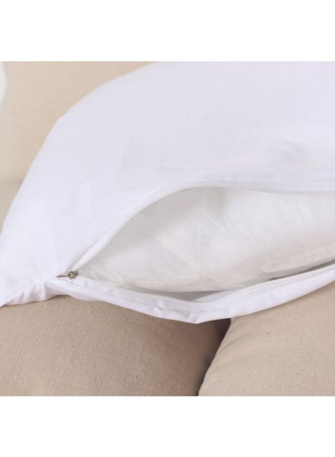 Bed Pillow Microfiber White 50 X 75centimeter