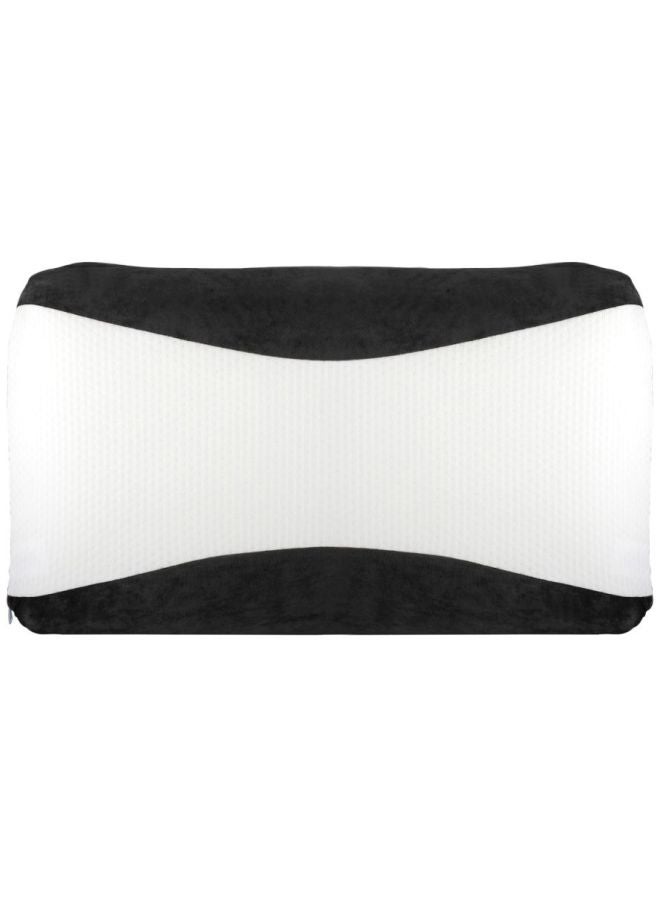 Lavish Rectangular Cool Gel Bed Pillow Combination White/Black 70 x 40cm