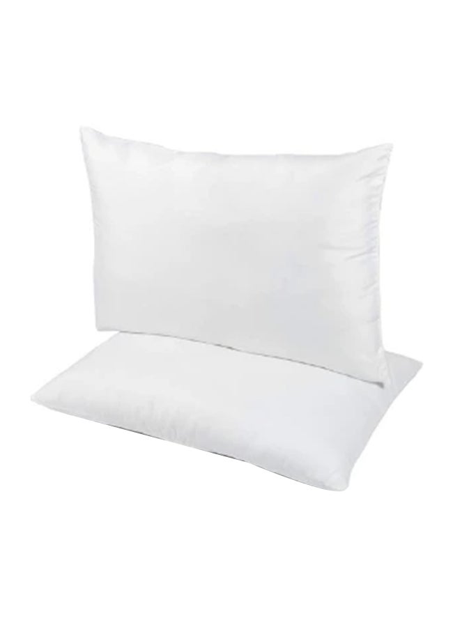 Dream Pillow Set Of Two Sleeping Pillow wood White 70 x 30 x 48cm