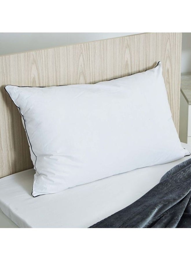 Luxe Down Alternate Bed Pillow Cotton White 75x50cm