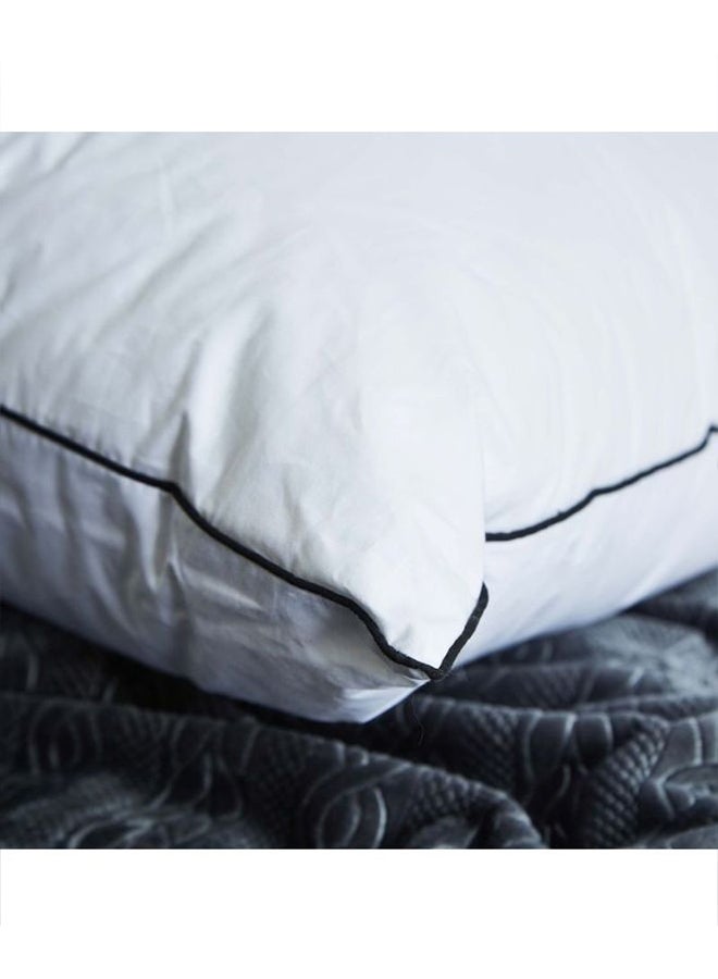 Luxe Down Alternate Bed Pillow Cotton White 75x50cm