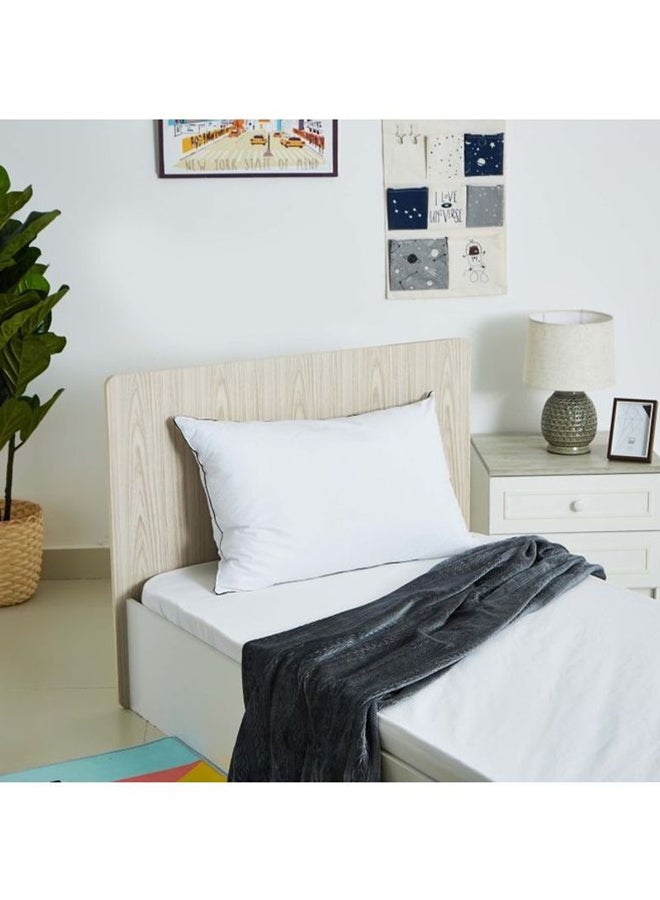 Luxe Down Alternate Bed Pillow Cotton White 75x50cm