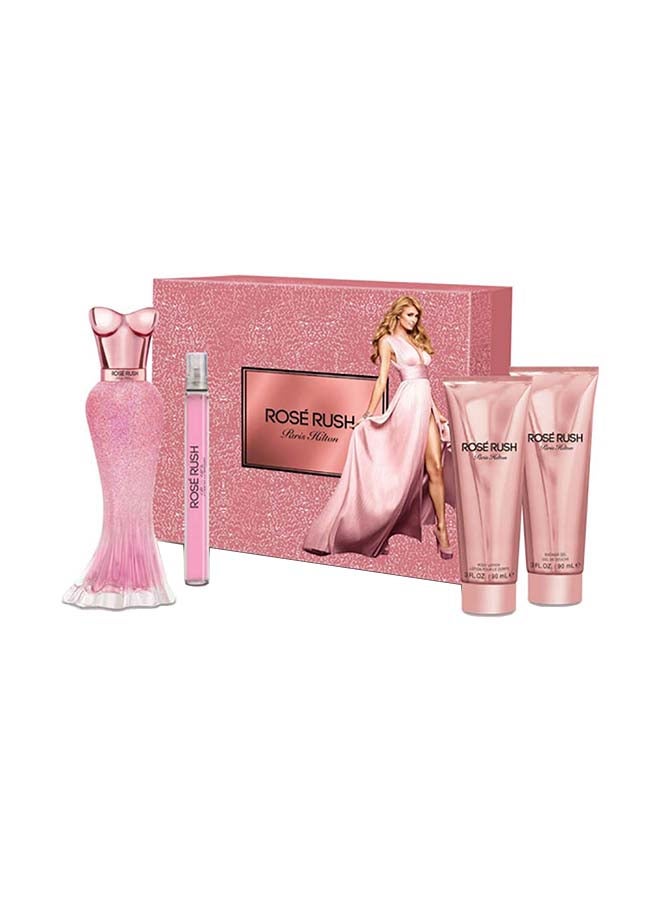 3-Piece Rose Rush Gift Set EDP - 100.5ml, EDP - 10ml, Body Lotion - 89ml, Shower Gel - 89ml