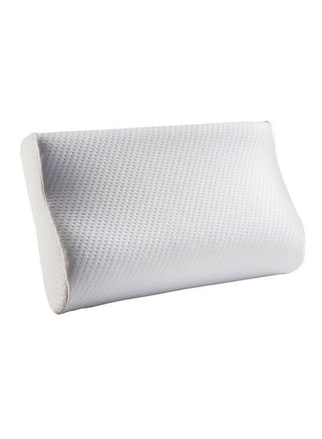Memory Foam Pillow Microfiber White 70x50cm
