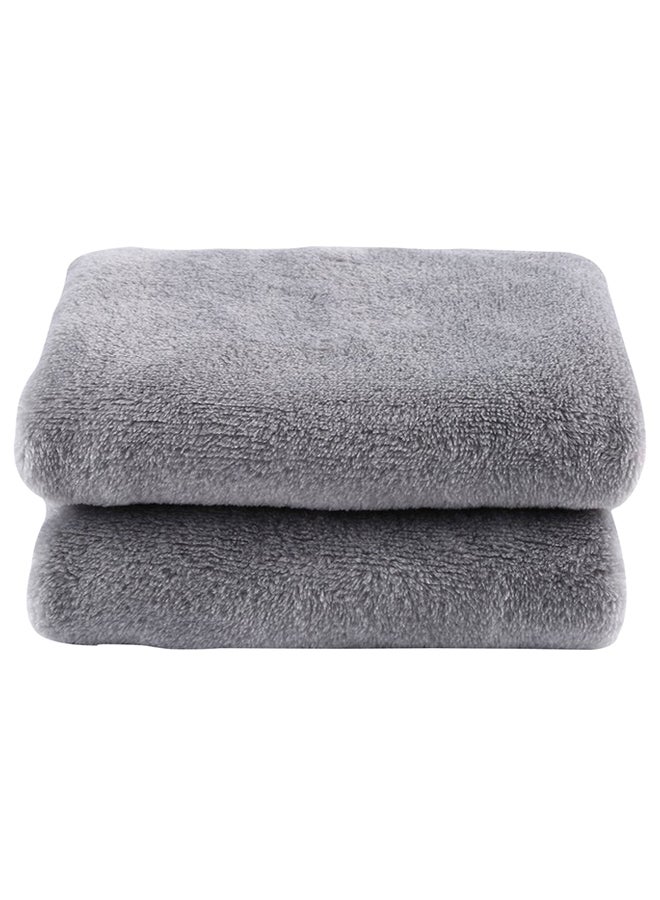 Comfortable Sleeping Bed Blanket Fleece Grey