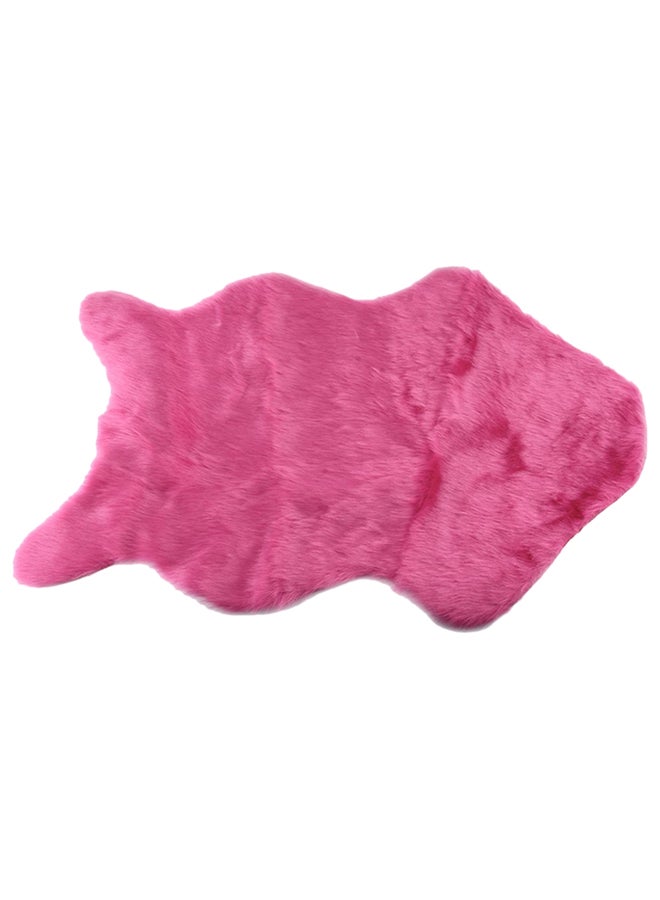 Super Soft Fluffy Warm Chair Cover Faux Fur Pink 40 x 60centimeter