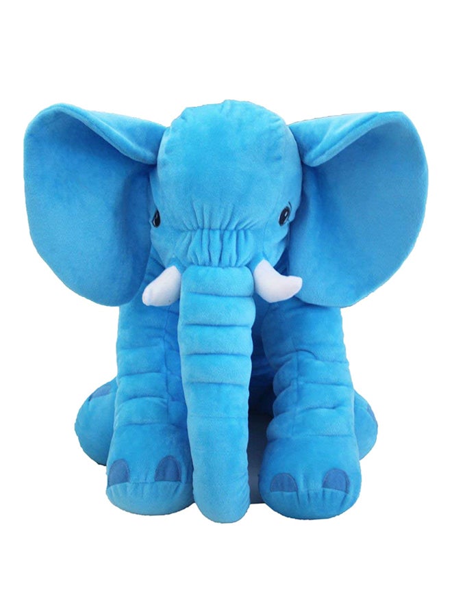 Elephant Pillow Polyester Blue 30centimeter