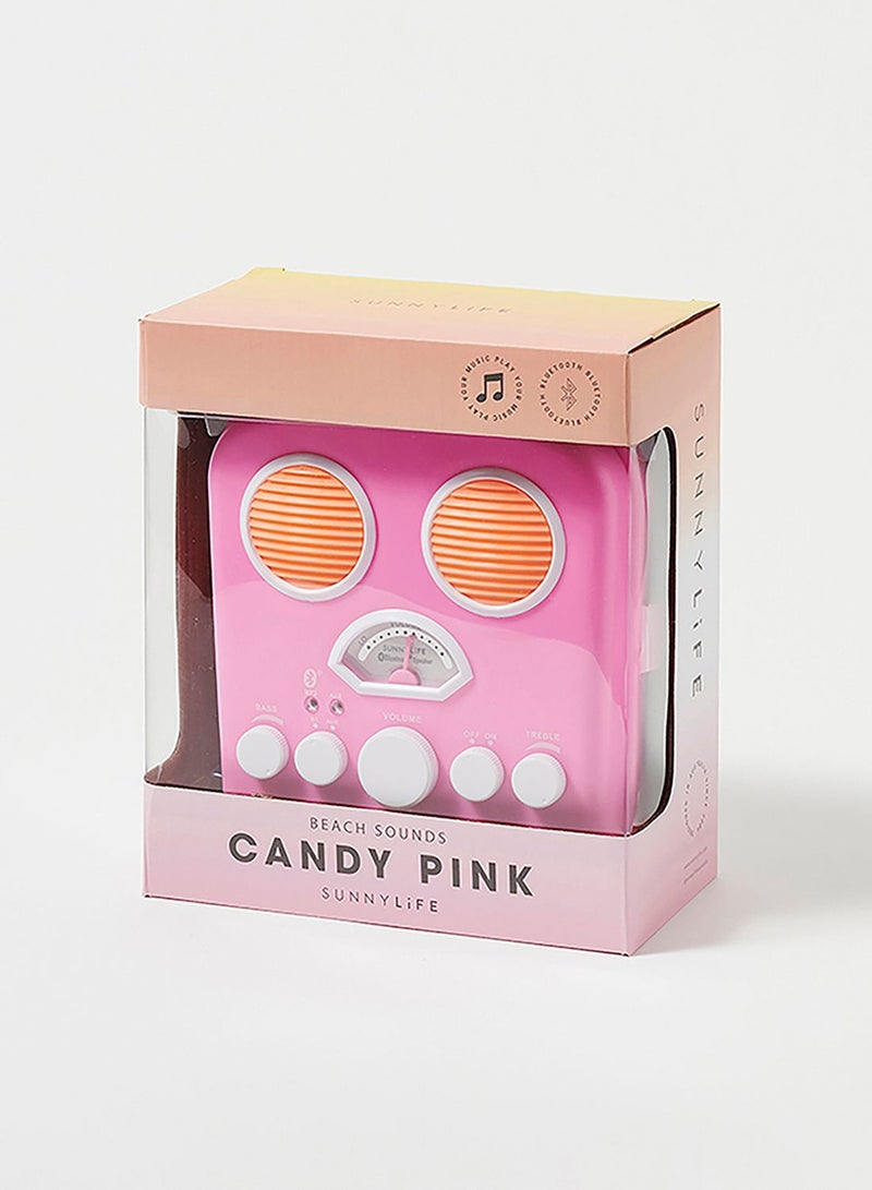 Candy Pink Beach Sounds Speaker
