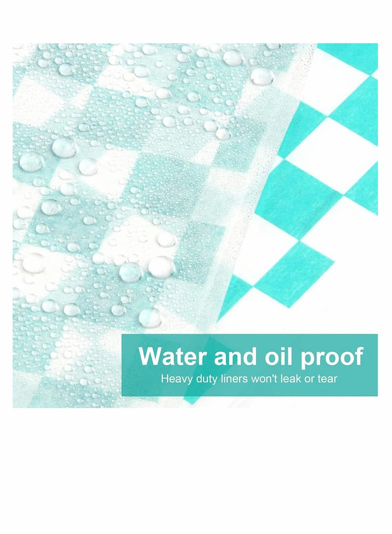 Sandwich Wrapper 6 Colors 300 Sheets 30 30cm 12 12 inch Paper Sandwich Paper Liners Food Basket Liners Wax Paper Deli Wrap Wax Paper Sheets for Wrapping Bread and Sandwiches