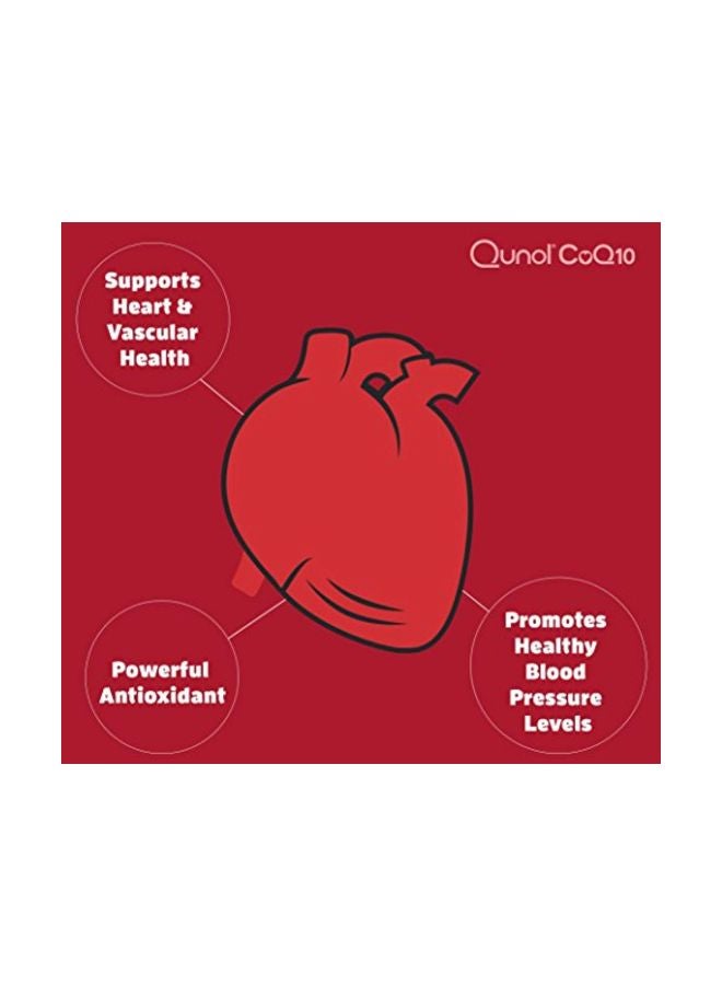 Mega CoQ10 Ubiquinol Dietary Supplement - 60 Softgels