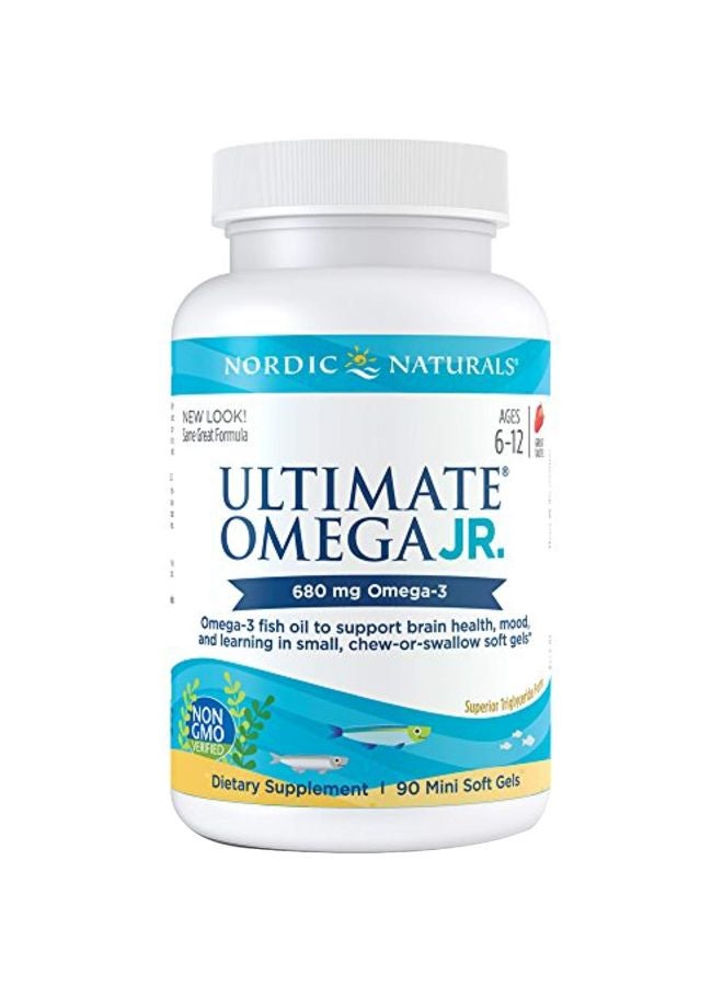 90-Piece Ultimate Omega Junior Soft Gels 680mg