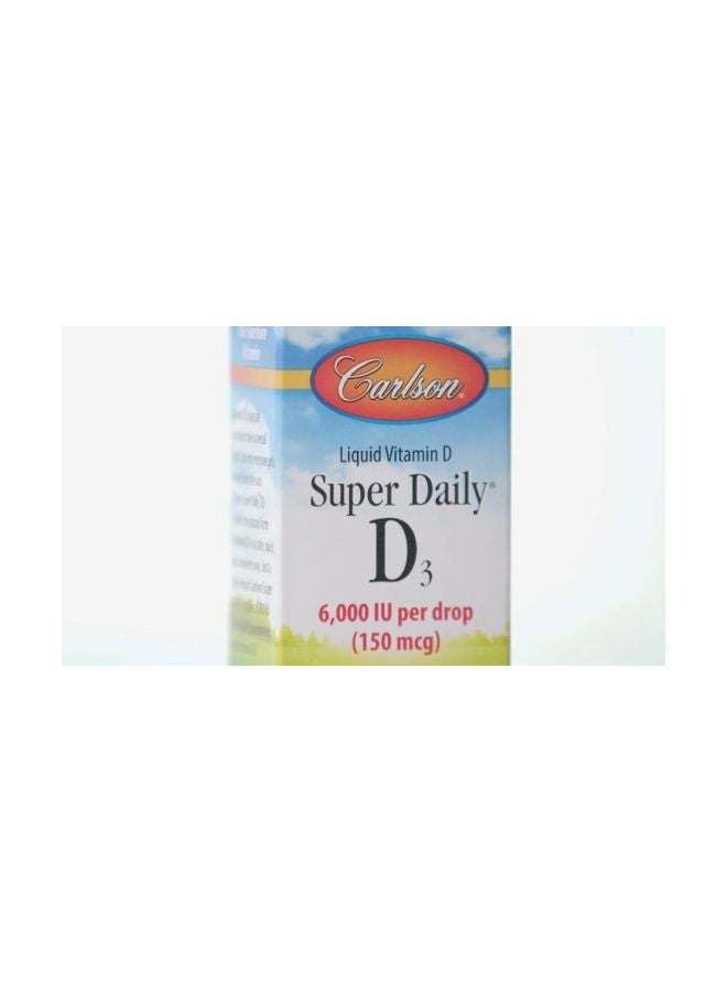 Super D Omega-3 Dietary Supplement 50 mcg - Natural Lemon