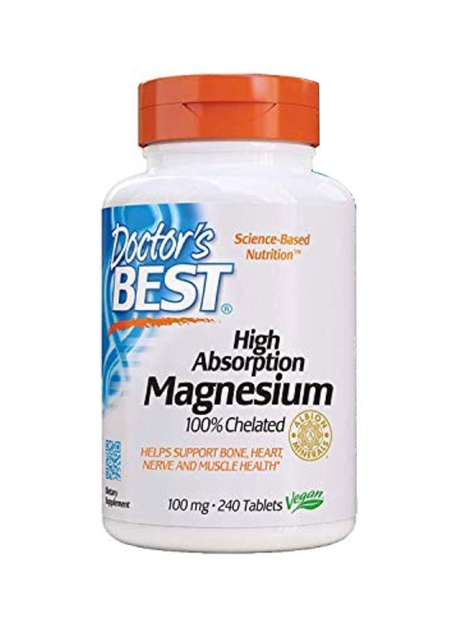 2-Piece High Absorption Magnesium 100mg - 240 Tablets