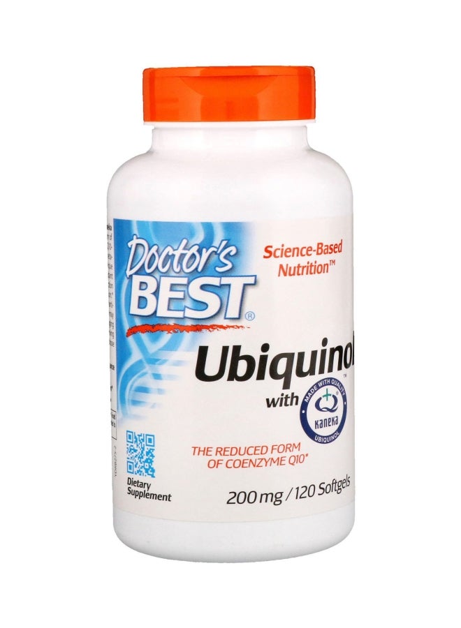 Ubiquinol With Kaneka Dietary Supplement - 120 Softgels 200 mg