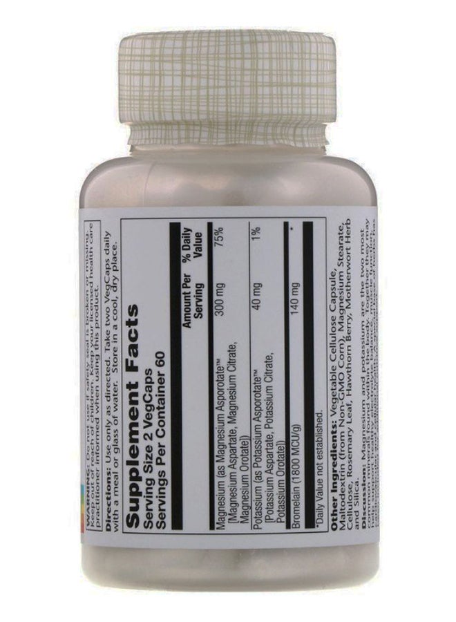 Magnesium Potassium Asporotates - 120 VegCaps