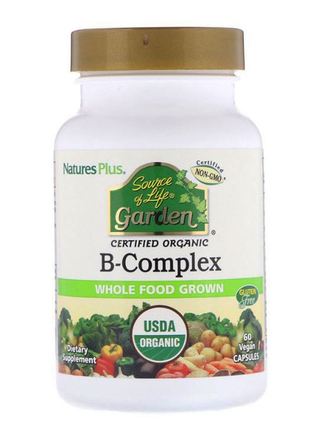 Source Of Life Garden Organic B-Complex - 60 Capsules