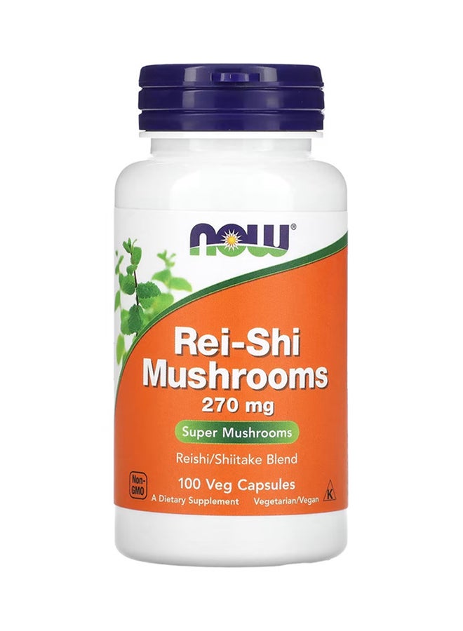 Rei-Shi Mushrooms Dietary Supplement 270mg - 100 Capsules