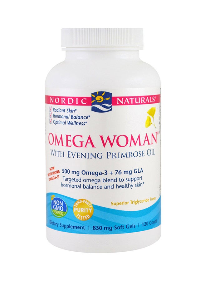 Omega Woman With Evening Primrose Oil