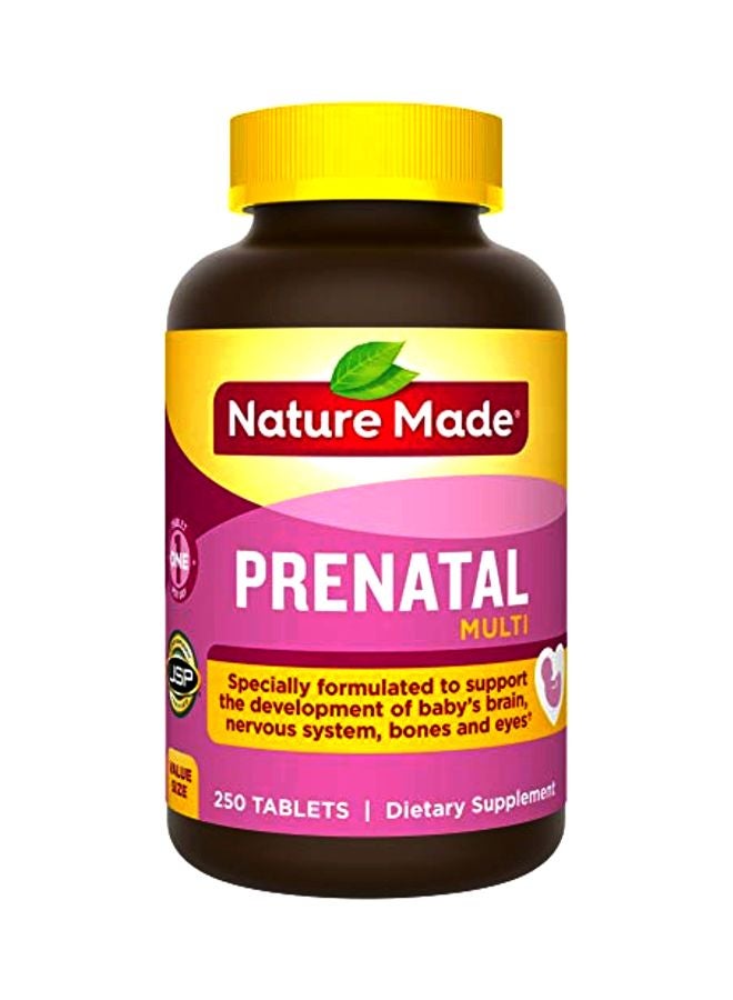 Prenatal Multivitamin Supplement - 250 Tablets