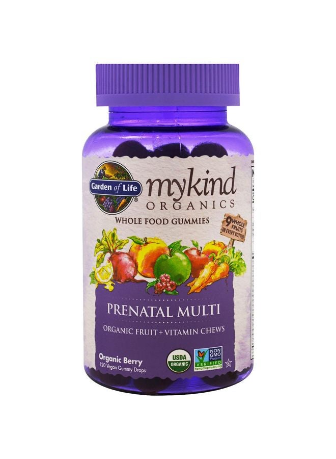 Mykind Organics Prenatal Multi Dietary Supplement - 120 Gummies
