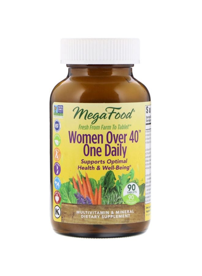 Women Over 40 One Daily Multivitamin Supplement - 90 Tablets