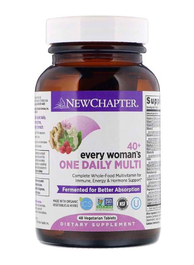 40 Plus Every Woman's One Daily Multivitamin - 48 Tablets