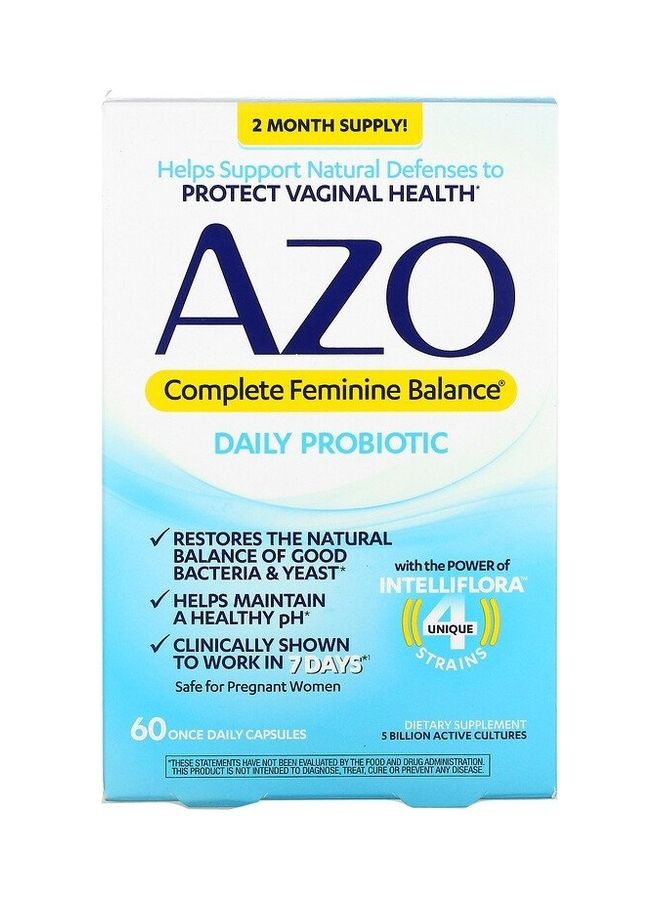 Complete Feminine Balance, Daily Probiotic Capsules